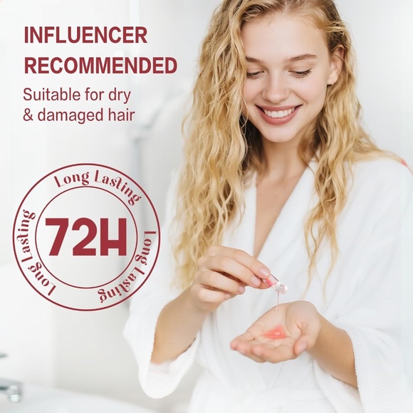 DEMIKI Hair Oil /Frizzy Hair W/ Coconut Oil For Dry Damaged Frizz Control 12 pcs - Picture 8 of 9